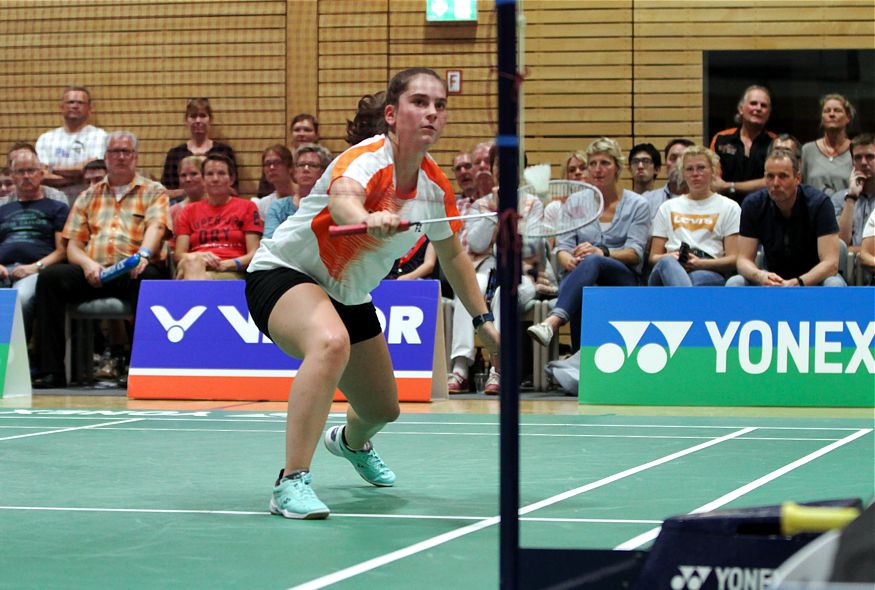 Badminton-Länderspiel Deutschland - Niederlande in Brokdorf, ausgerichtet durch den Sport-Club Itzehoe