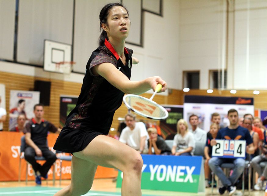 Badminton-Länderspiel Deutschland - Niederlande in Brokdorf, ausgerichtet durch den Sport-Club Itzehoe