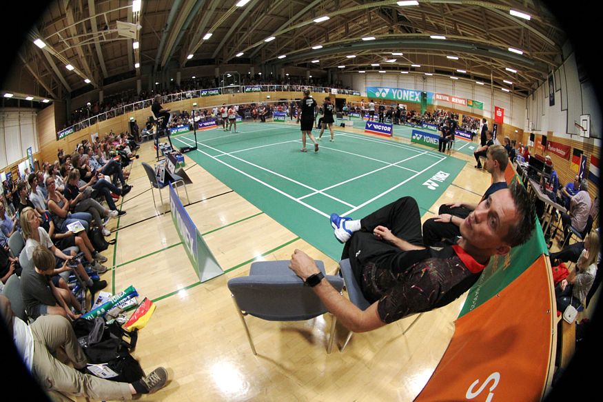 Badminton-Länderspiel Deutschland - Niederlande in Brokdorf, ausgerichtet durch den Sport-Club Itzehoe