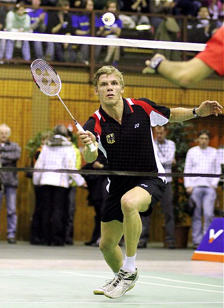 Badminton-Länderspiel Deutschland - Spanien am Spanien am 27.01.2010 in Kaiserslautern, © Fotos von Frank Kossiski