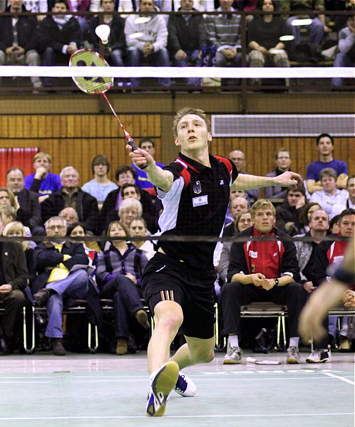 Badminton-Länderspiel Deutschland - Spanien am Spanien am 27.01.2010 in Kaiserslautern, © Fotos von Frank Kossiski