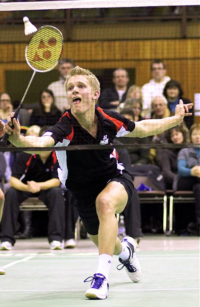 Badminton-Länderspiel Deutschland - Spanien am Spanien am 27.01.2010 in Kaiserslautern, © Fotos von Frank Kossiski