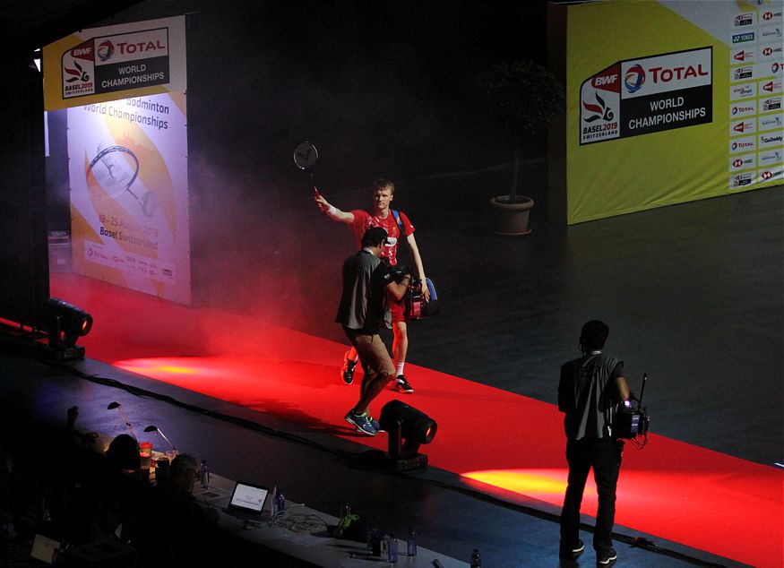 Badminton-Weltmeisterschaften vom 19.08.2019 bis 25.08.2019 in Basel, St. Jakobshalle, © Badmintonfotos von Frank Kossiski