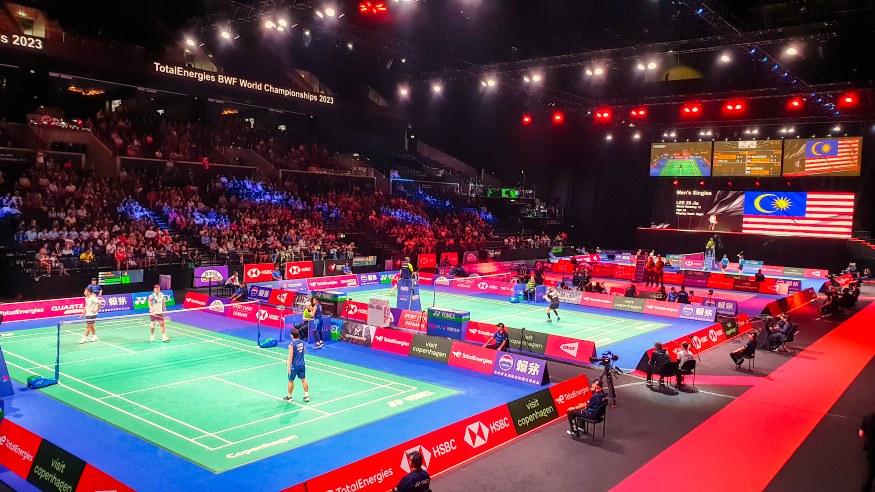 Badminton: TotalEnergies BWF World Championships 2023 August 21-27, Copenhagen, Royal Arena, Denmark, © Badmintonphotos von Frank Kossiski